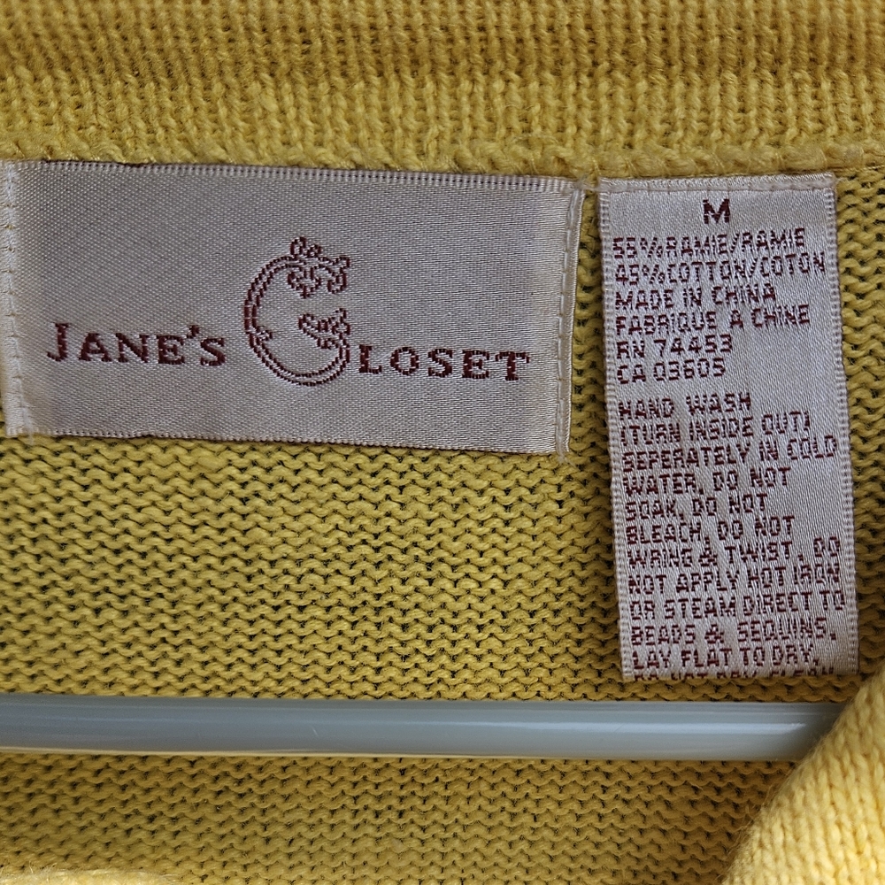 Vintage novelty cardigan with sparkle ✨️ - Picture 4 of 7